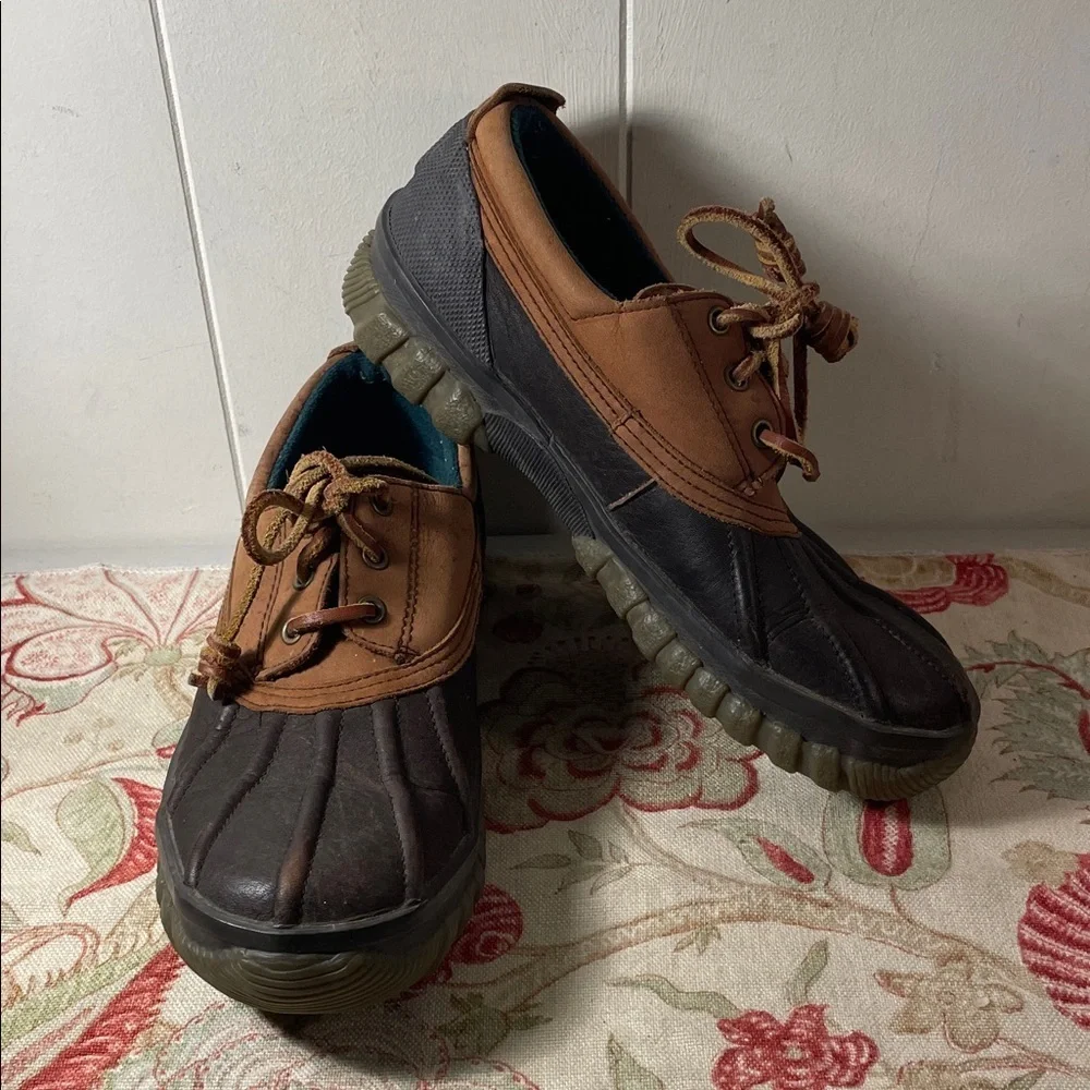 Bass Ursula Two-Tone Duck Rain Boots